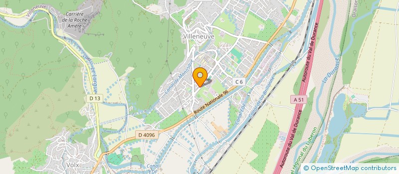 localisation de l'entreprise MONSIEUR MICHEL MAEGEY  VILLENEUVE