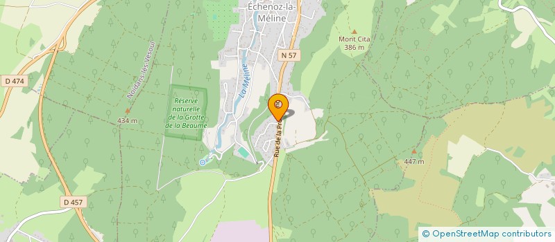 localisation de l'entreprise MONSIEUR MICHEL MAFFIOLINI  ECHENOZ-LA-MELINE