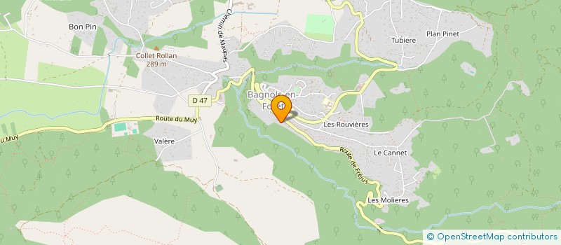 localisation de l'entreprise MONSIEUR MICHEL MAGAIL  BAGNOLS-EN-FORET