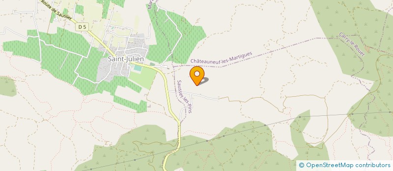 localisation de l'entreprise MONSIEUR MICHEL MAGGIO  SAUSSET-LES-PINS