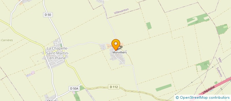 localisation de l'entreprise MONSIEUR MICHEL MAGNE  LA CHAPELLE-SAINT-MARTIN-EN-PLAINE