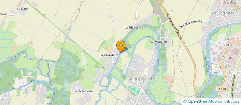 localisation de l'entreprise MONSIEUR MICHEL MAGNEIN  NIORT