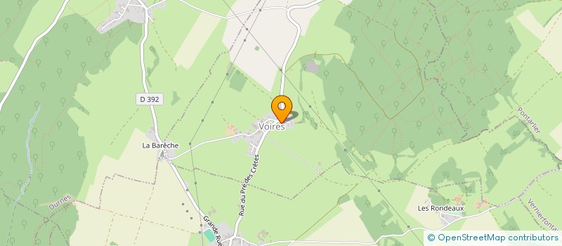 localisation de l'entreprise MONSIEUR MICHEL MAGNIN-FEYSOT  VOIRES