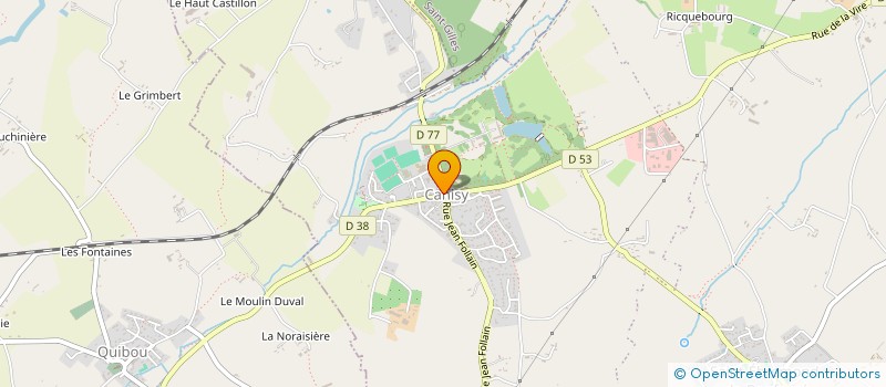 localisation de l'entreprise MONSIEUR MICHEL MAHARAVO-RABELOHATAONA  CANISY