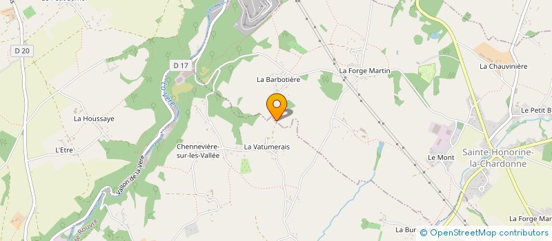 localisation de l'entreprise MONSIEUR MICHEL MAIGNAN à SAINTE-HONORINE-LA-CHARDONNE