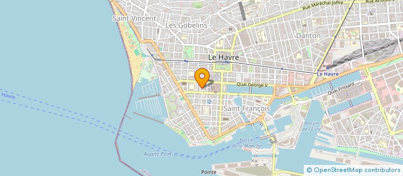 localisation de l'entreprise MONSIEUR MICHEL MAILLARD à LE HAVRE