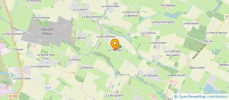 localisation de l'entreprise MONSIEUR MICHEL MAILLARD  LE CELLIER