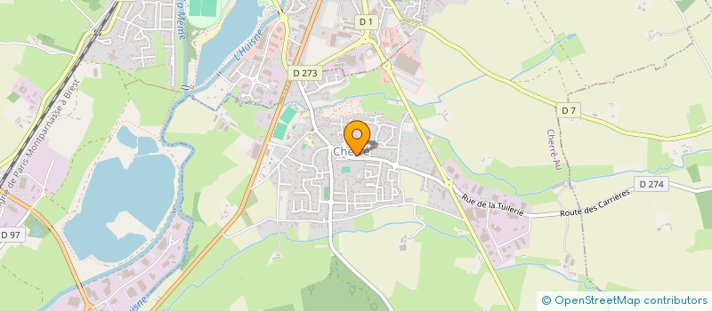 localisation de l'entreprise MONSIEUR MICHEL MAILLET  CHERRE-AU