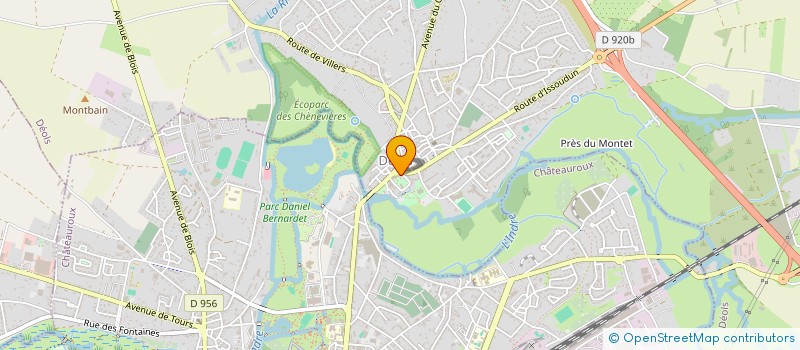 localisation de l'entreprise MONSIEUR MICHEL MAILLET  DEOLS