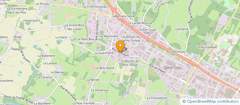 localisation de l'entreprise MONSIEUR MICHEL MAILLIE à COUERON