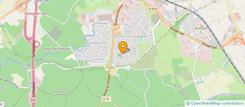 localisation de l'entreprise MONSIEUR MICHEL MAILLOT  PERPIGNAN