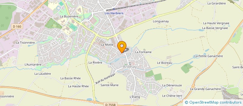 localisation de l'entreprise MONSIEUR MICHEL MAINDRON à LES HERBIERS
