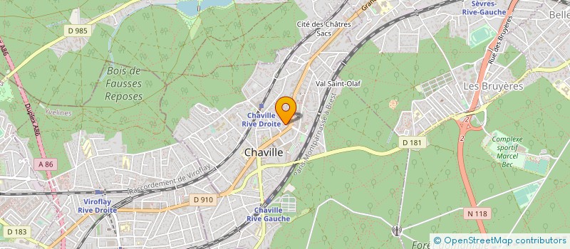 localisation de l'entreprise MONSIEUR MICHEL MAIOFISS à CHAVILLE