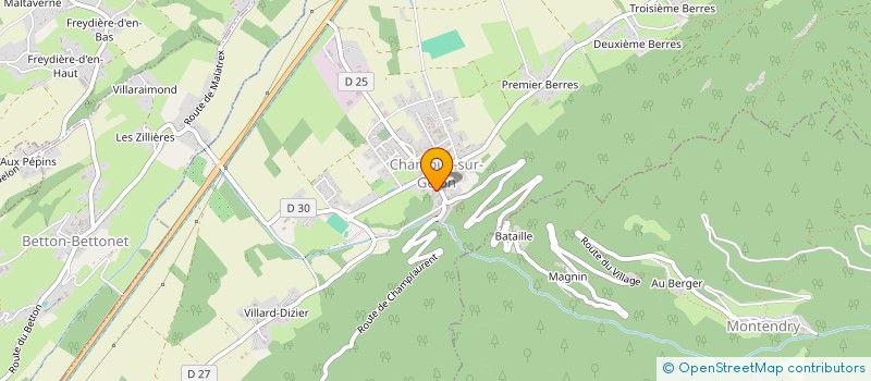 localisation de l'entreprise MONSIEUR MICHEL MAITRE  CHAMOUX-SUR-GELON