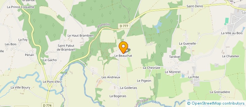 localisation de l'entreprise MONSIEUR MICHEL MALABEUF à SAINT-GRAVE