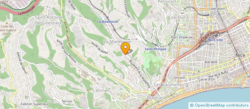 localisation de l'entreprise MONSIEUR MICHEL MALARE à NICE