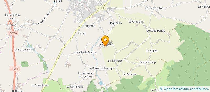 localisation de l'entreprise MONSIEUR MICHEL MALESTROIT à LA MOTTE