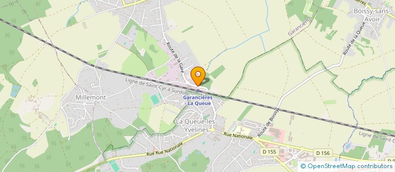 localisation de l'entreprise MONSIEUR MICHEL MALHEIRO  GARANCIERES