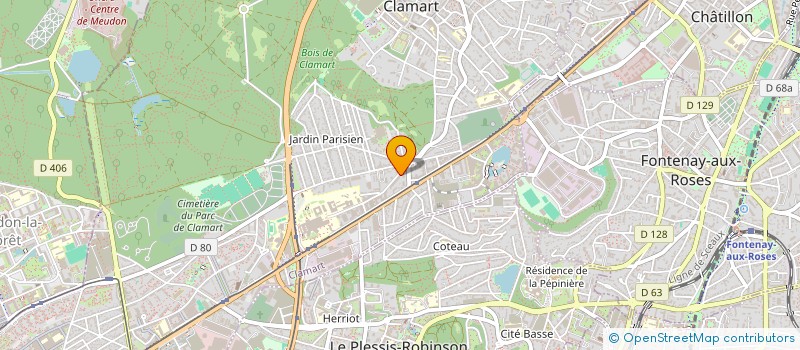 localisation de l'entreprise MONSIEUR MICHEL MALINSKY  CLAMART