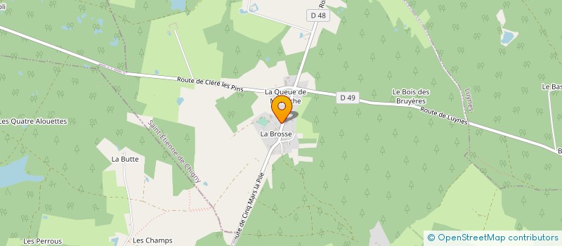 localisation de l'entreprise MONSIEUR MICHEL MALOISEAU  PERNAY