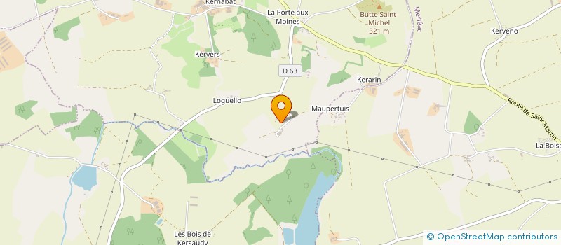 localisation de l'entreprise MONSIEUR MICHEL MALVILLE  CORLAY