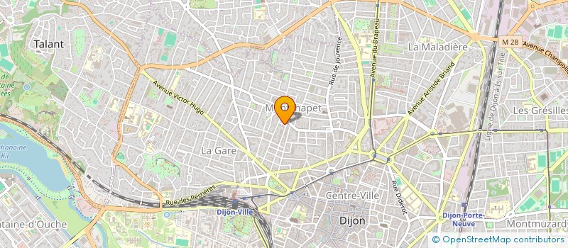 localisation de l'entreprise MONSIEUR MICHEL MANCA à DIJON