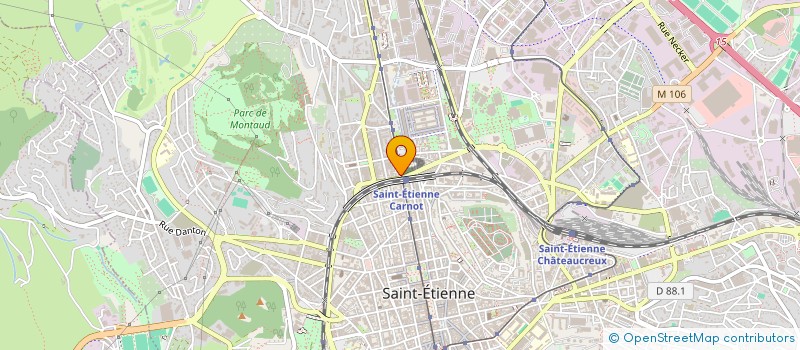 localisation de l'entreprise MONSIEUR MICHEL MANDAROUX à SAINT-ETIENNE