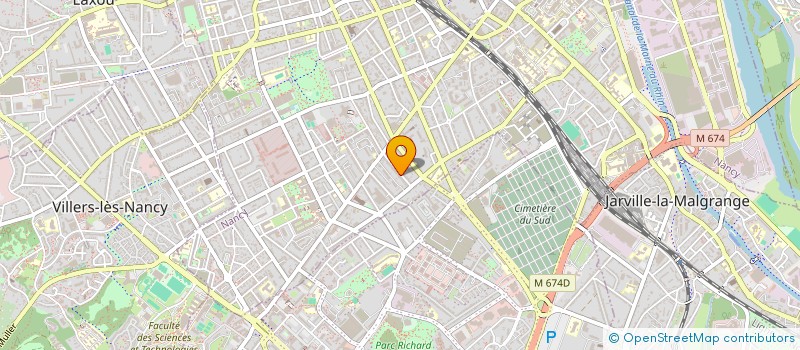 localisation de l'entreprise MONSIEUR MICHEL MANGEOT  NANCY