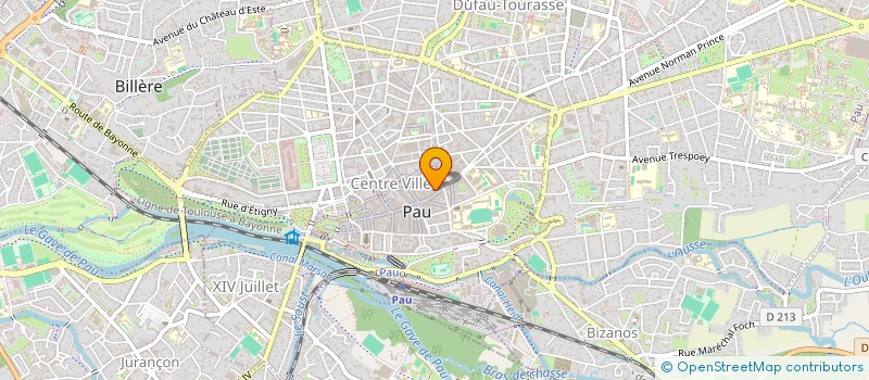 localisation de l'entreprise MONSIEUR MICHEL MANVILLE à PAU