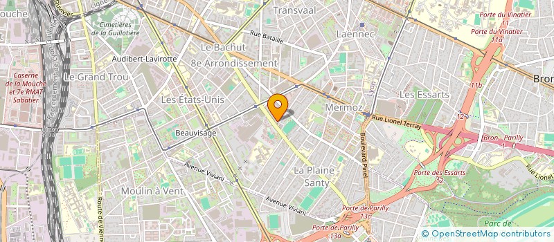 localisation de l'entreprise MONSIEUR MICHEL MANZORRO  LYON