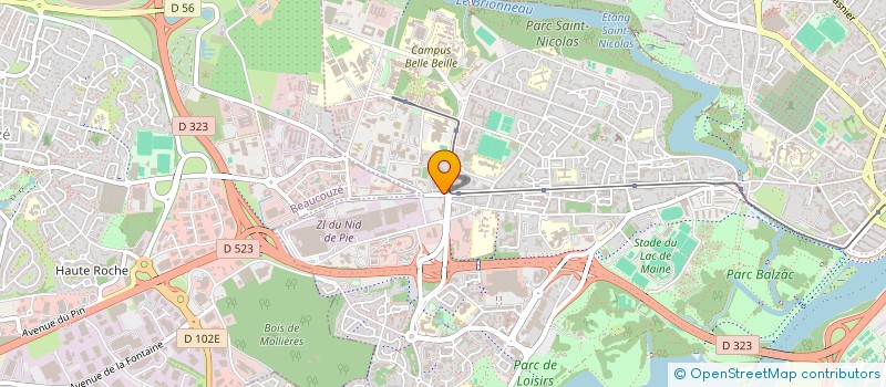 localisation de l'entreprise MONSIEUR MICHEL MARA à ANGERS