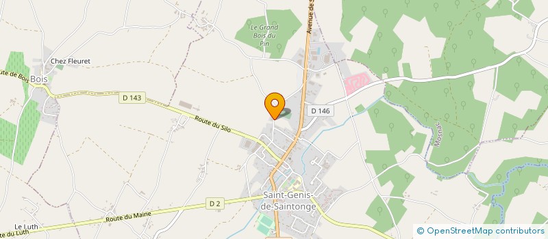localisation de l'entreprise MONSIEUR MICHEL MARAN  SAINT-GENIS-DE-SAINTONGE