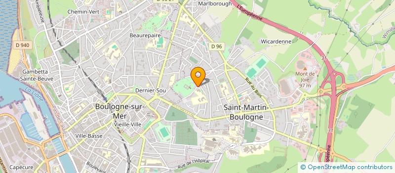 localisation de l'entreprise MONSIEUR MICHEL MARC à SAINT-MARTIN-BOULOGNE