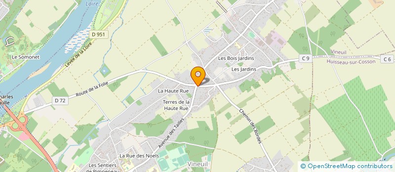 localisation de l'entreprise MONSIEUR MICHEL MARCADET à VINEUIL