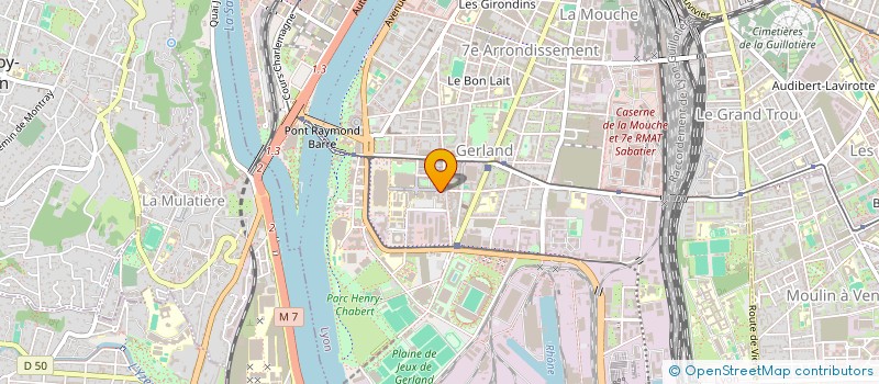 localisation de l'entreprise MONSIEUR MICHEL MARCANGELI  LYON