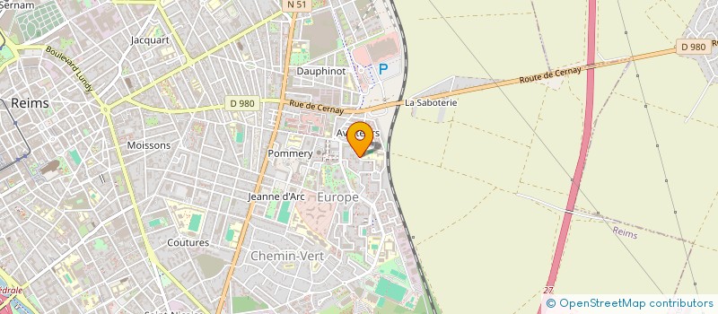 localisation de l'entreprise MONSIEUR MICHEL MARCHAL  REIMS