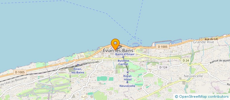localisation de l'entreprise MONSIEUR MICHEL MARCHAND à EVIAN-LES-BAINS