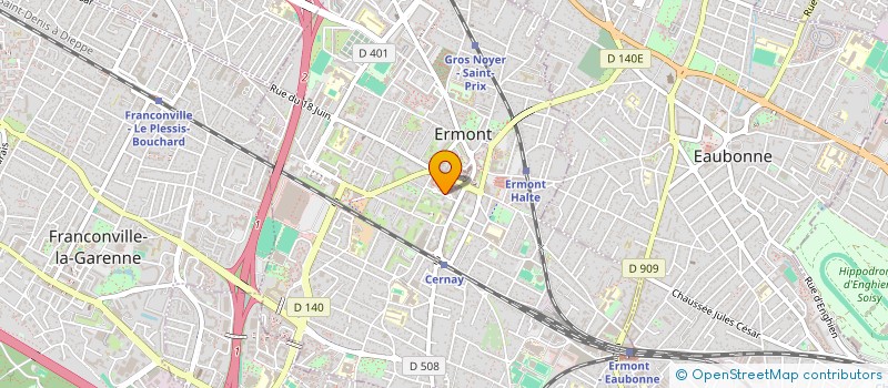 localisation de l'entreprise MONSIEUR MICHEL MARCHAND à ERMONT