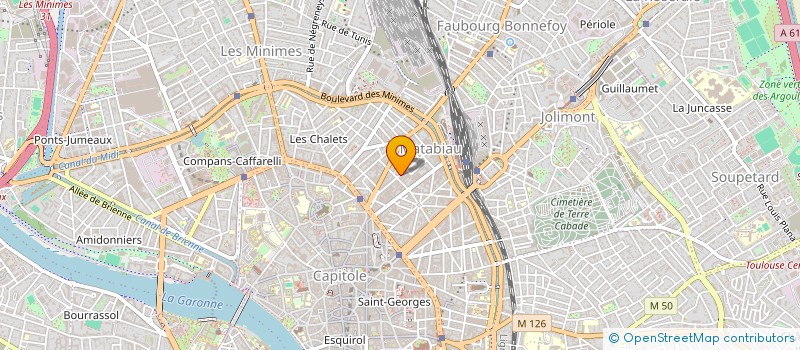 localisation de l'entreprise MONSIEUR MICHEL MARCOS  TOULOUSE