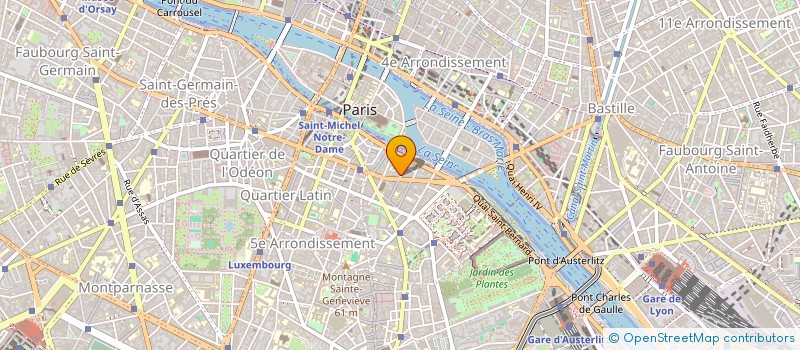 localisation de l'entreprise MONSIEUR MICHEL MARES à PARIS