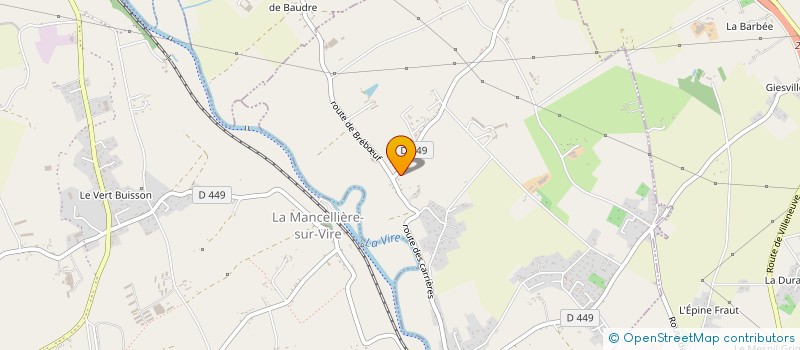 localisation de l'entreprise MONSIEUR MICHEL MARGUERITE  SAINTE-SUZANNE-SUR-VIRE