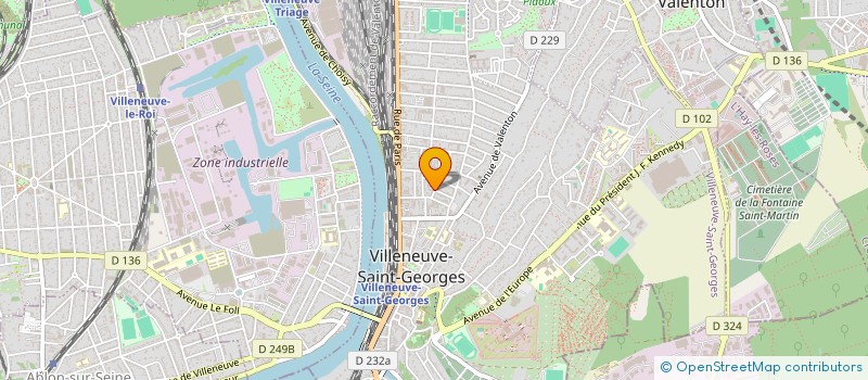 localisation de l'entreprise MONSIEUR MICHEL MARIAGE à VILLENEUVE-SAINT-GEORGES