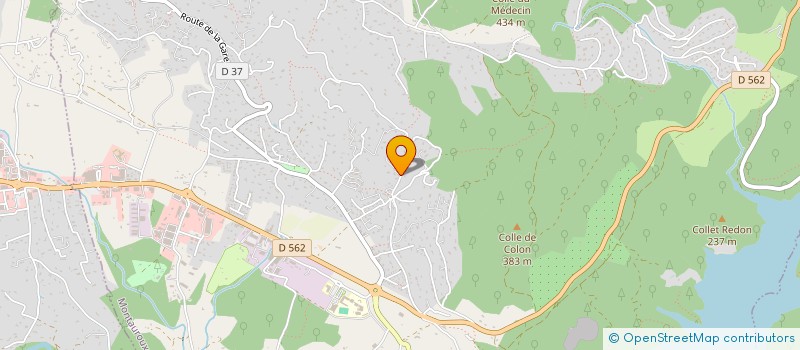 localisation de l'entreprise MONSIEUR MICHEL MARIE  MONTAUROUX