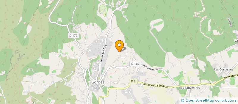 localisation de l'entreprise MONSIEUR MICHEL MARIE  GORDES