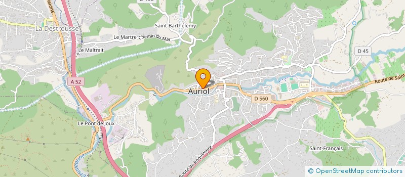 localisation de l'entreprise MONSIEUR MICHEL MARIE à AURIOL