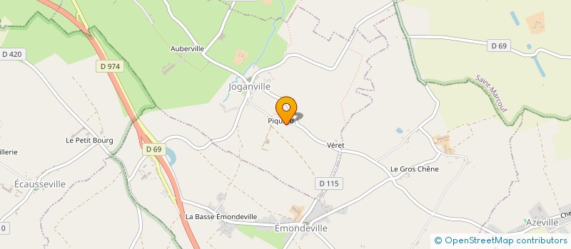 localisation de l'entreprise MONSIEUR MICHEL MARIE  JOGANVILLE