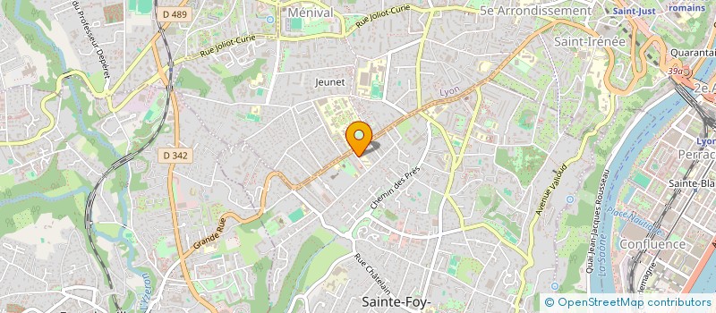 localisation de l'entreprise MONSIEUR MICHEL MARIE  SAINTE-FOY-LES-LYON