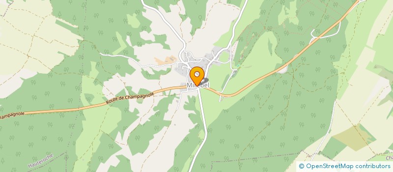 localisation de l'entreprise MONSIEUR MICHEL MARILLET  HAUTEROCHE