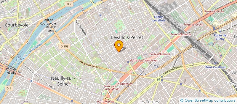 localisation de l'entreprise MONSIEUR MICHEL MARIN à LEVALLOIS-PERRET
