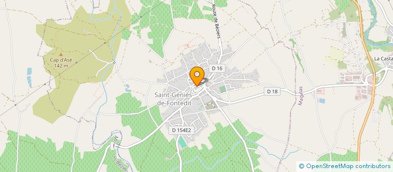 localisation de l'entreprise MONSIEUR MICHEL MARION  MAGALAS